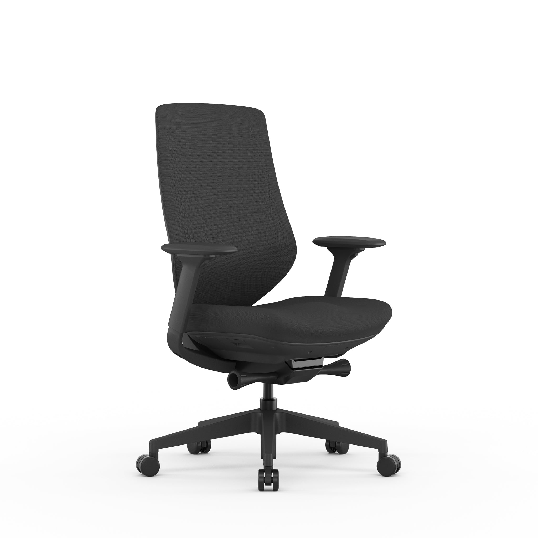 Mesh Office Chair – Full Black (68.5cm (W) x 70.5cm (D) x 104.5-114.5cm (H))