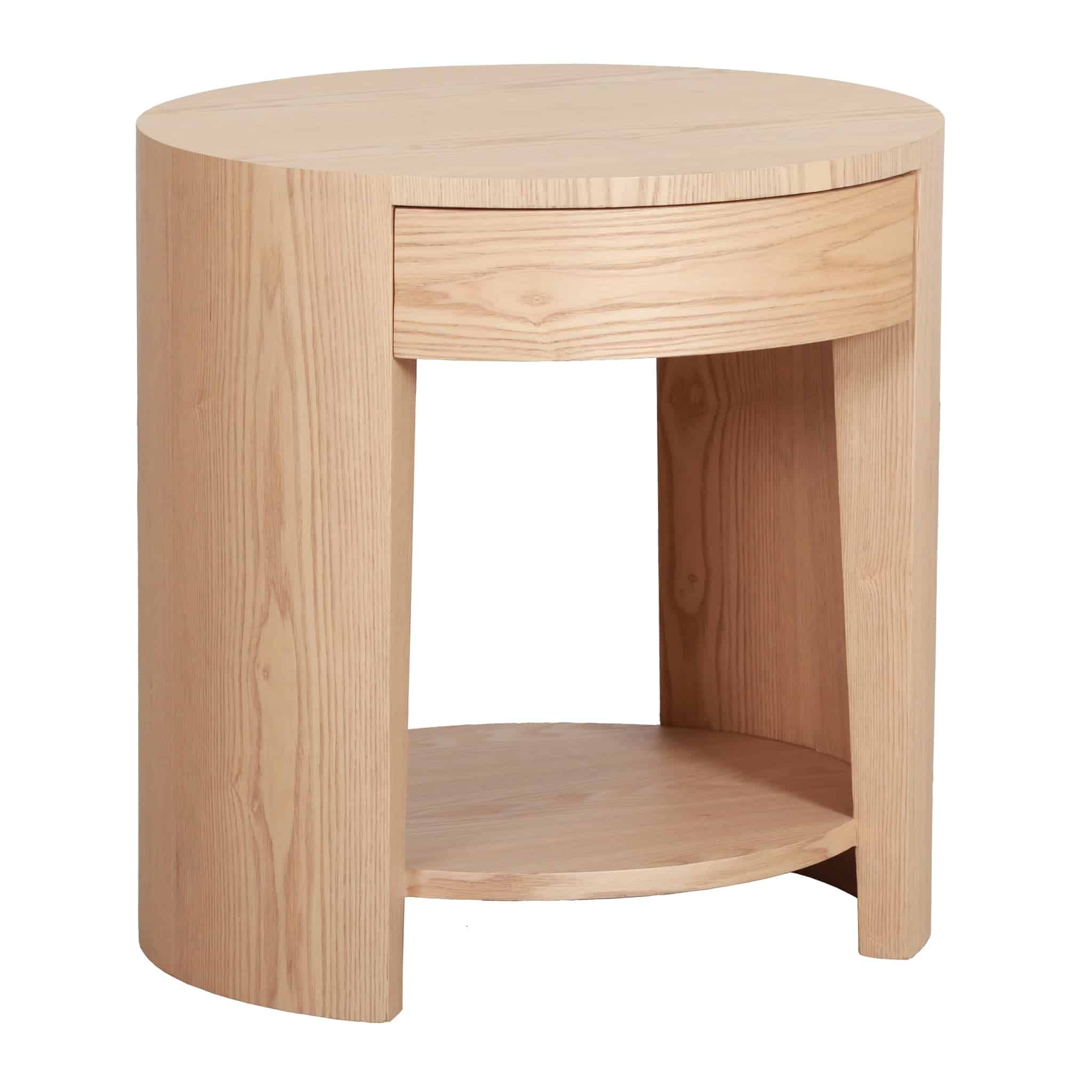 55cm Side Table – Natural (55cm (W) x 50cm (D) x 56.5cm (H))