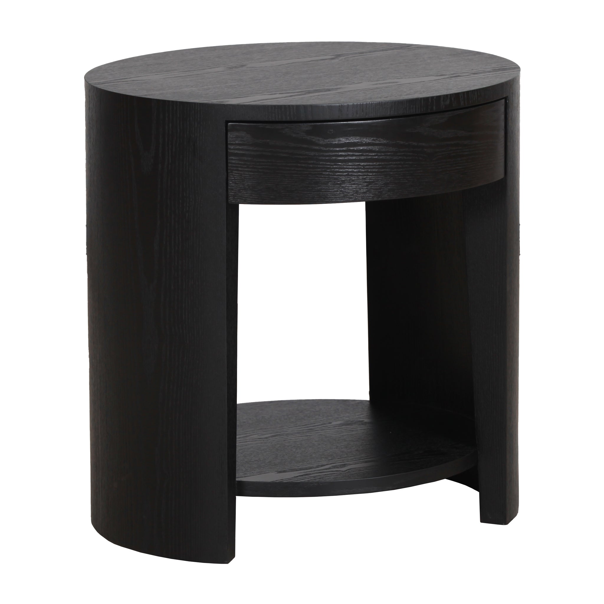 55cm Side Table – Full Black (55cm (W) x 50cm (D) x 56.5cm (H))