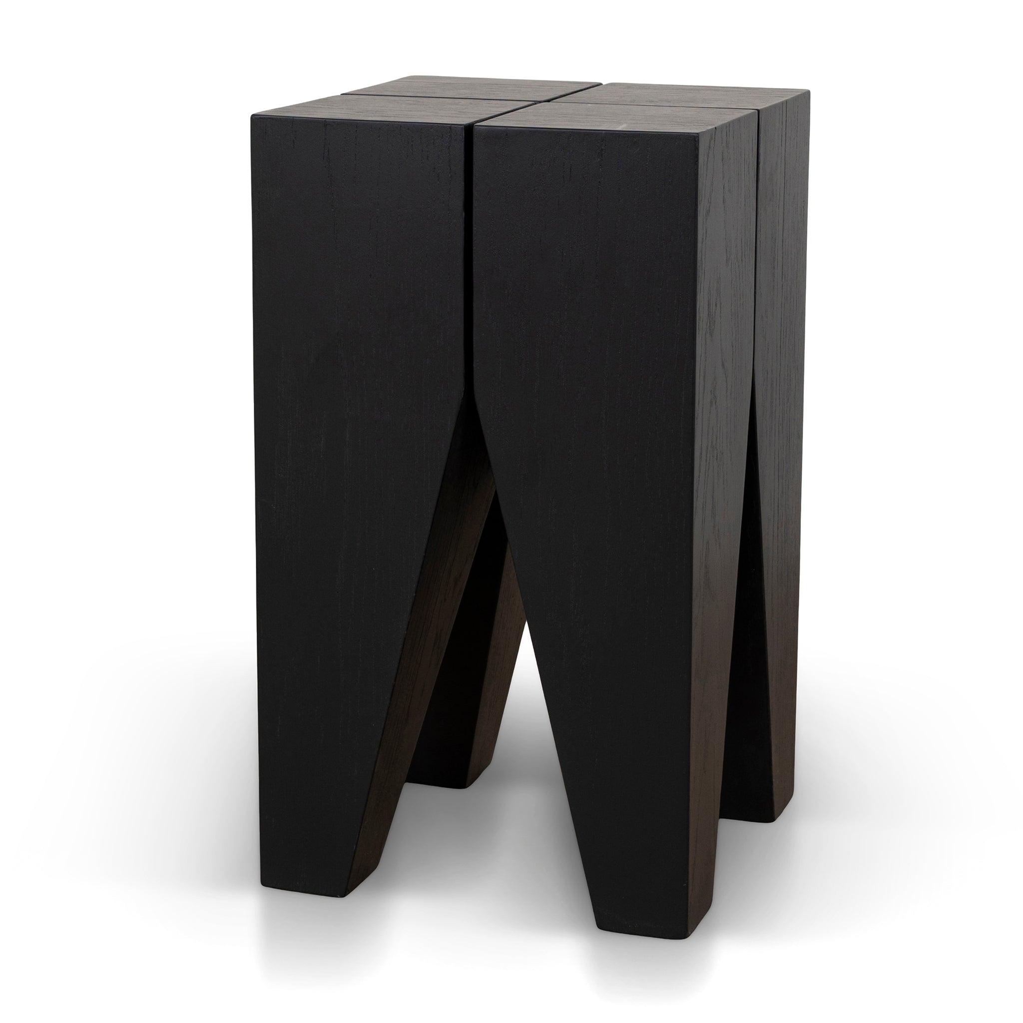 27cm Square Side Table – Full Black