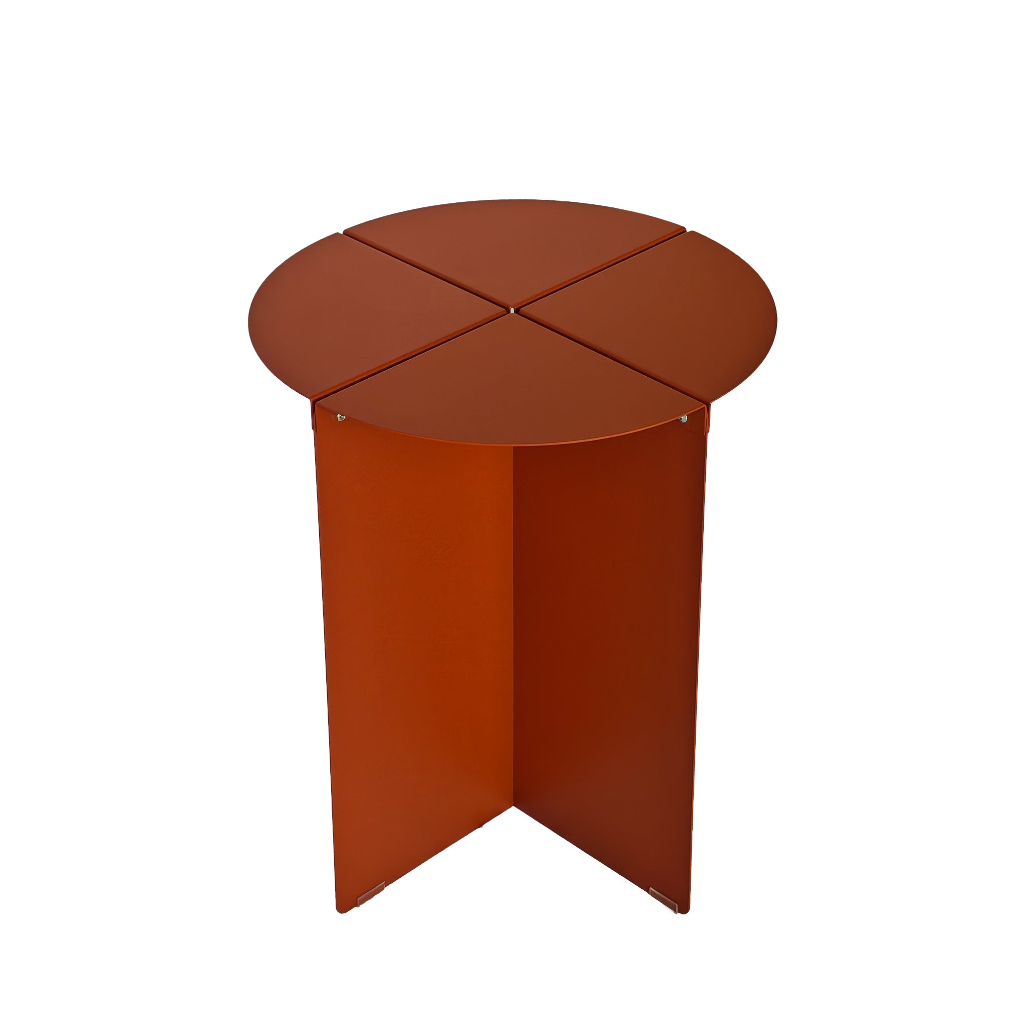 38cm Round Side Table – Terracotta