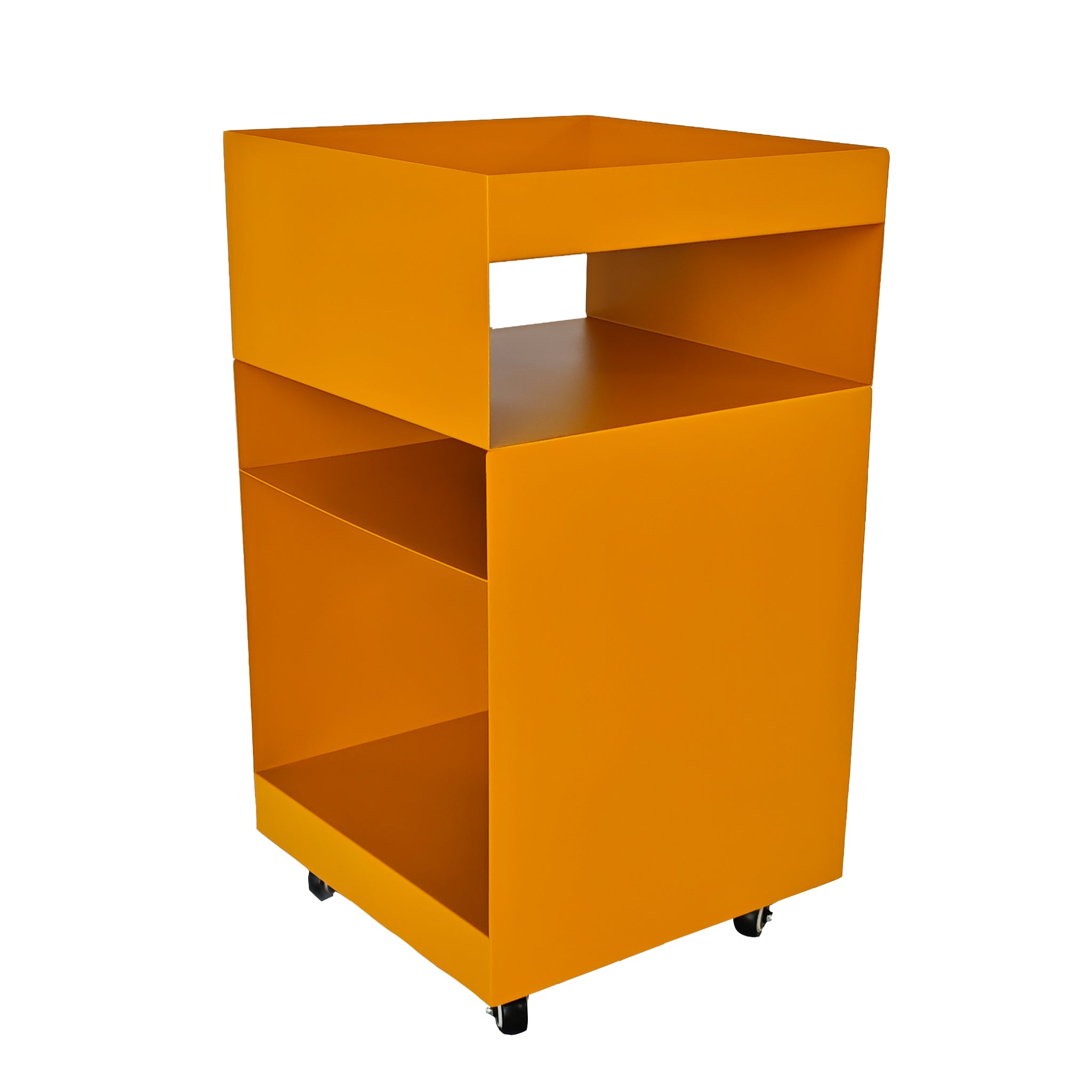 35cm Square Side Table – Sandy Mustard