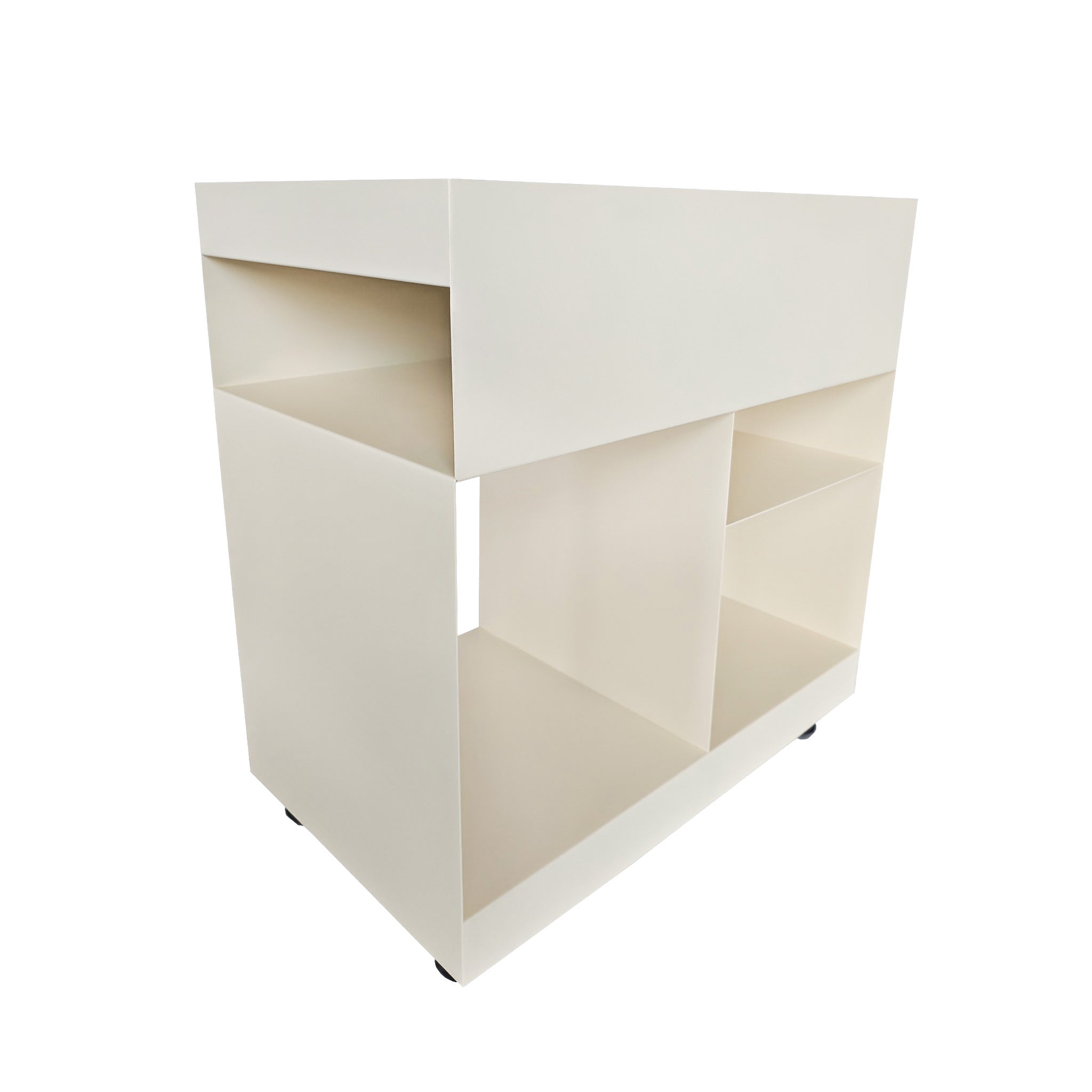 60cm Side Table – Ivory White