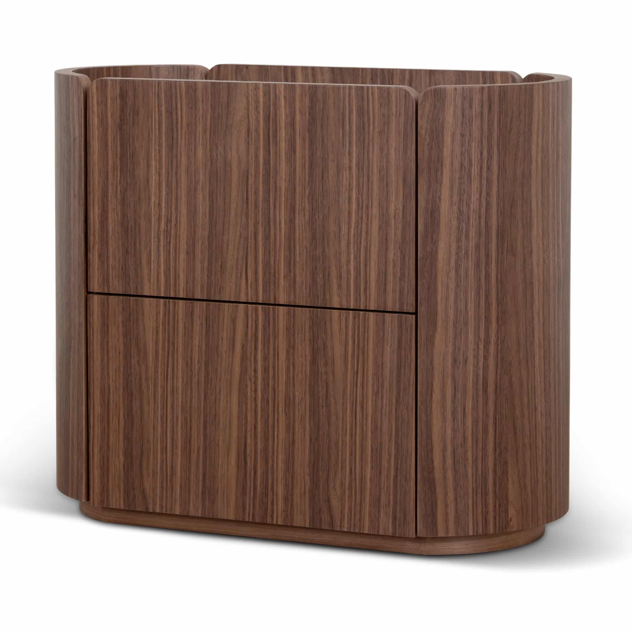 60cm Bedside Table – Walnut