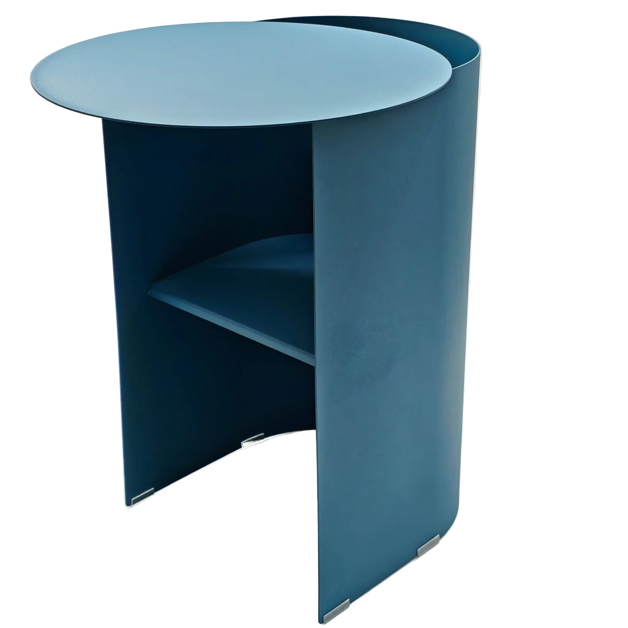 38cm Side Table – Navy Blue