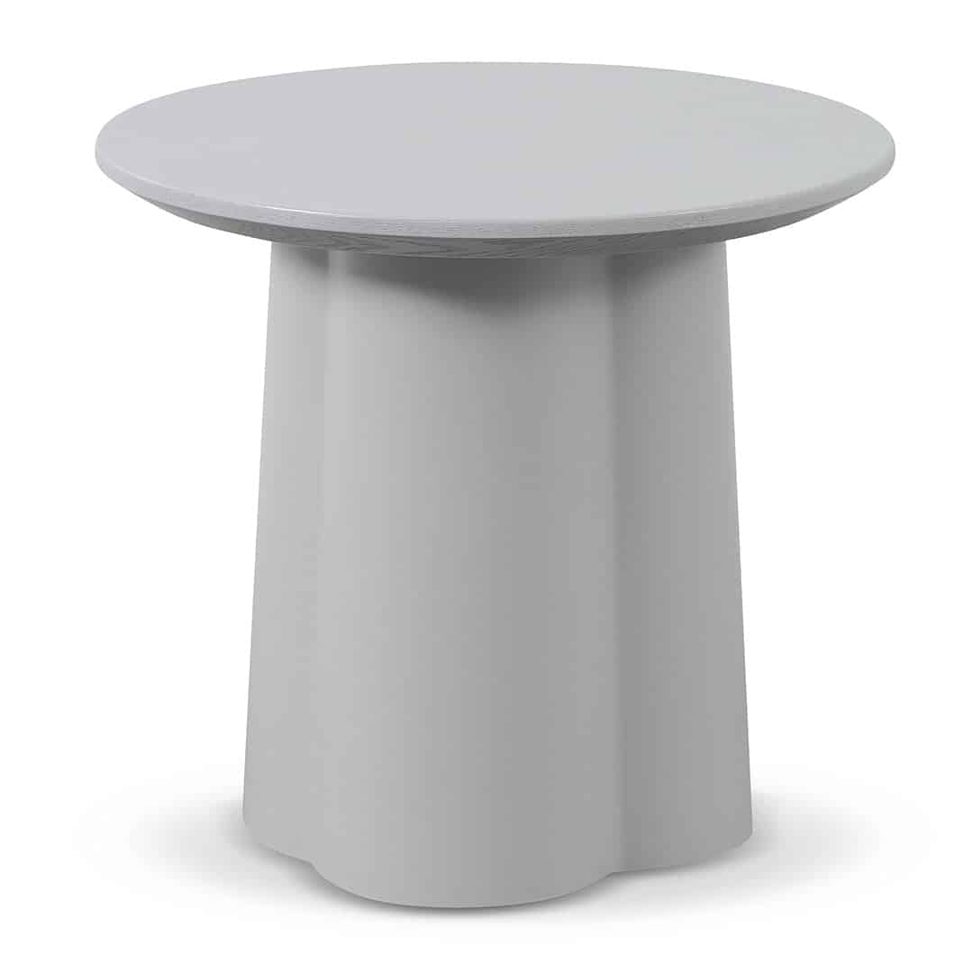 Round Side Table – Light Grey