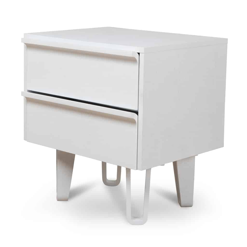 Bedside Table – Full White