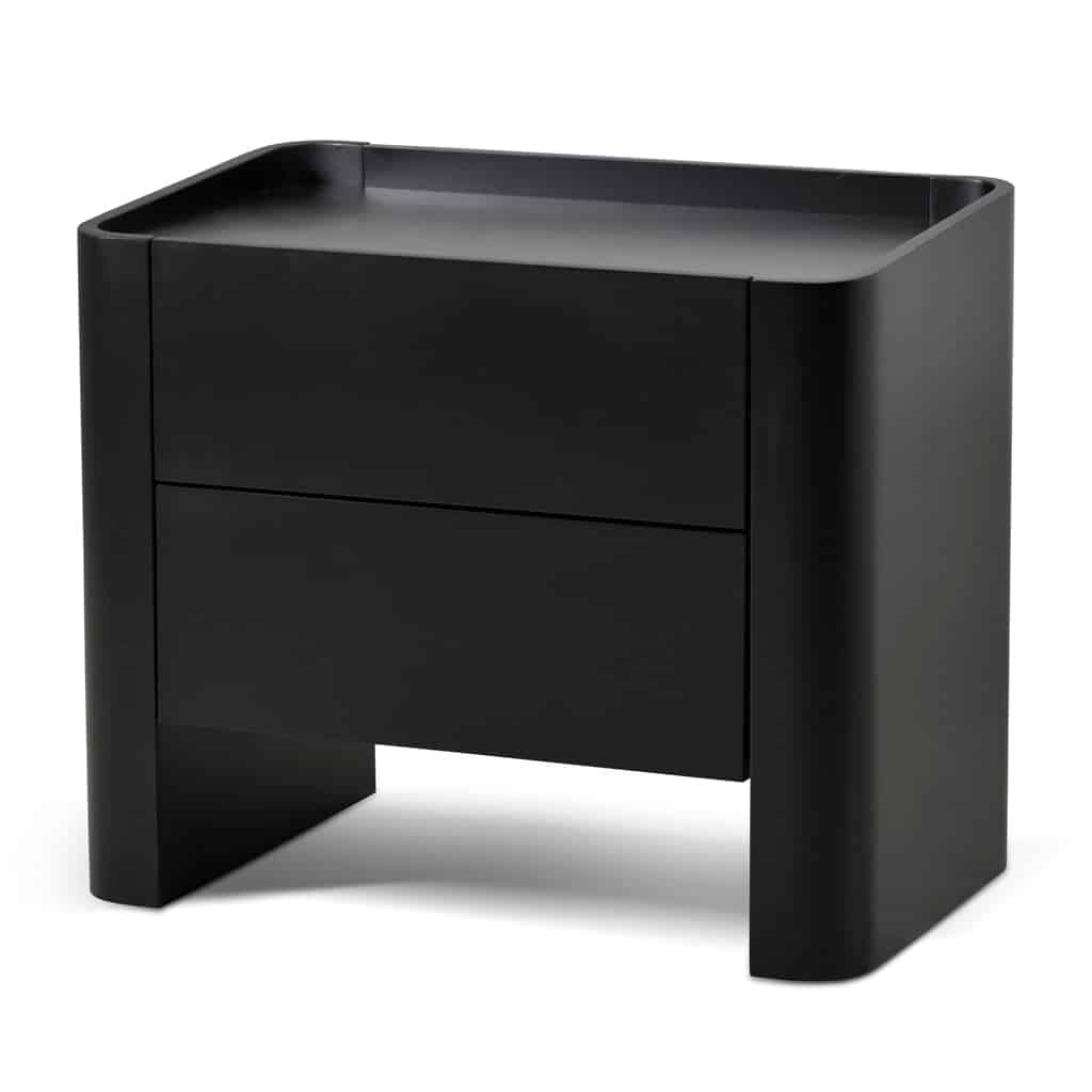 Bedside Table – Matte Black