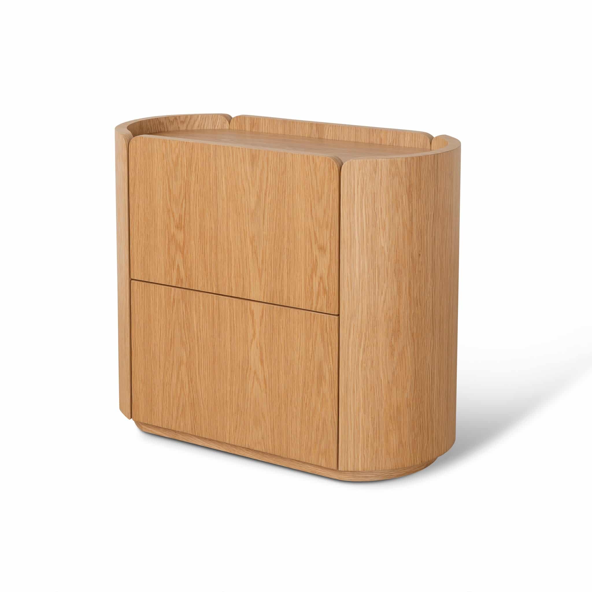 60cm Bedside Table – Natural Oak