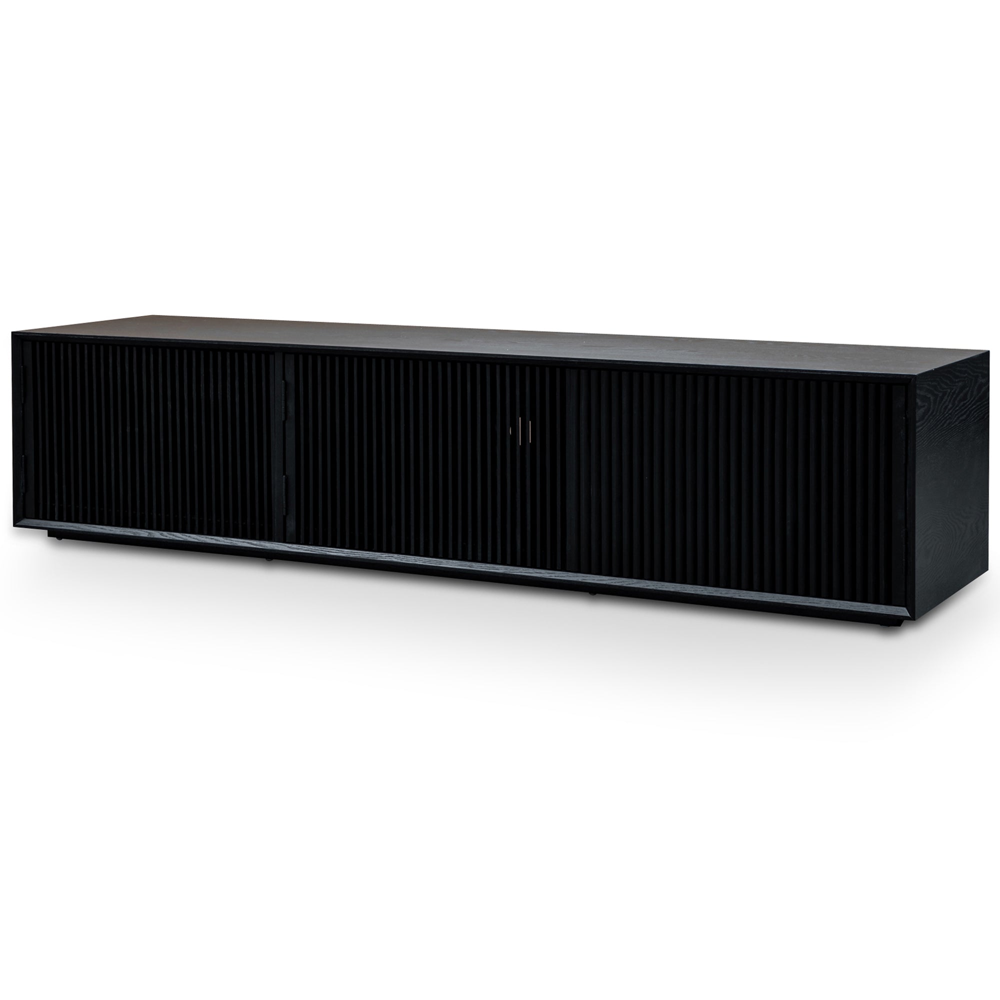 2m Entertainment TV Unit – Black Veneer
