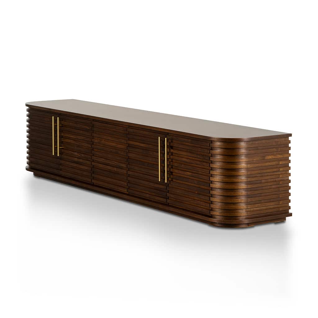 2.3m TV Entertainment Unit – Walnut