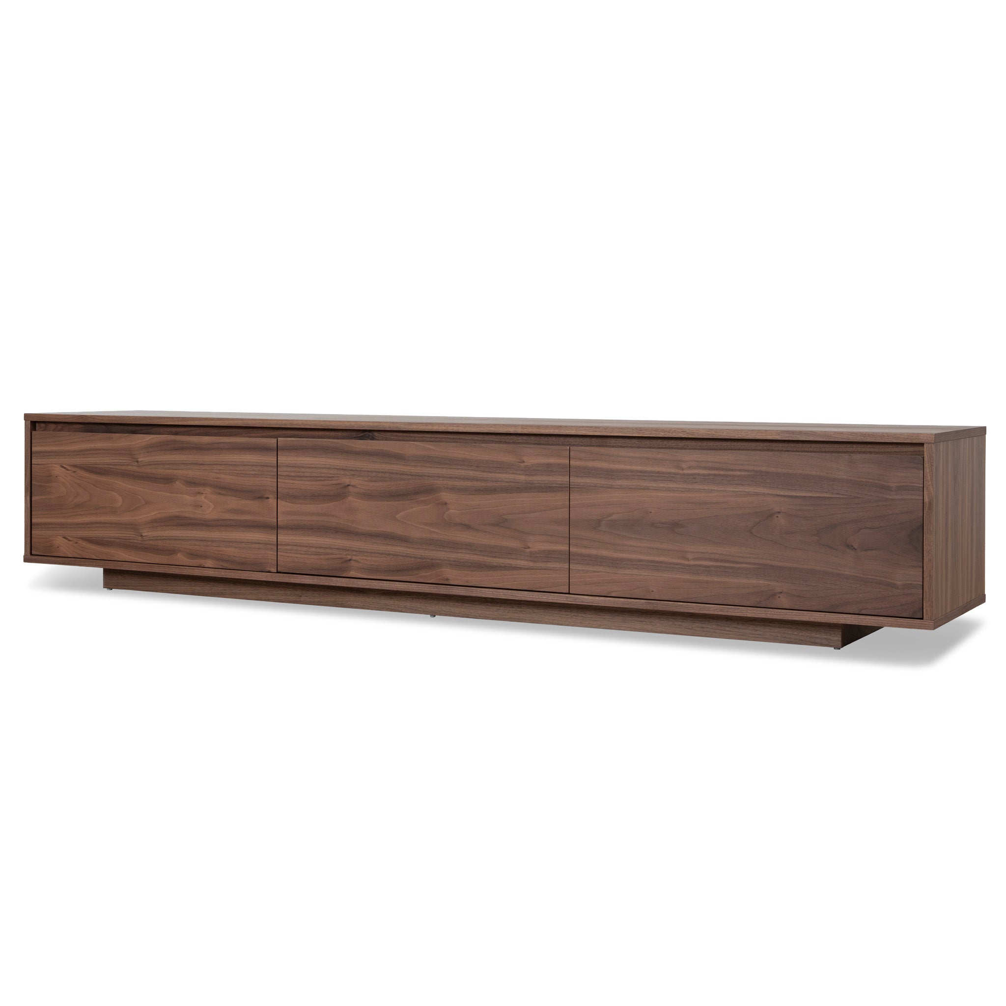 2.3m Wooden TV Entertainment Unit – Walnut