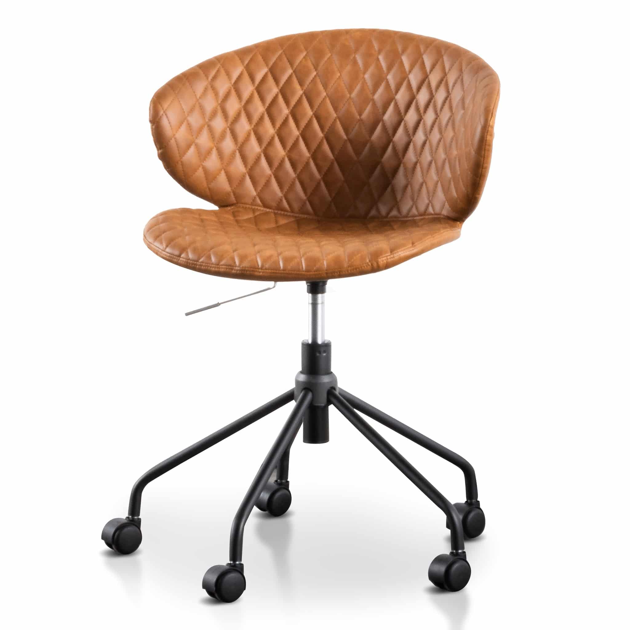 Office Chair – Tan with Black Base