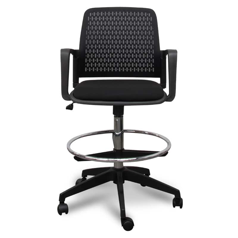 Drafting Office Chair – Black