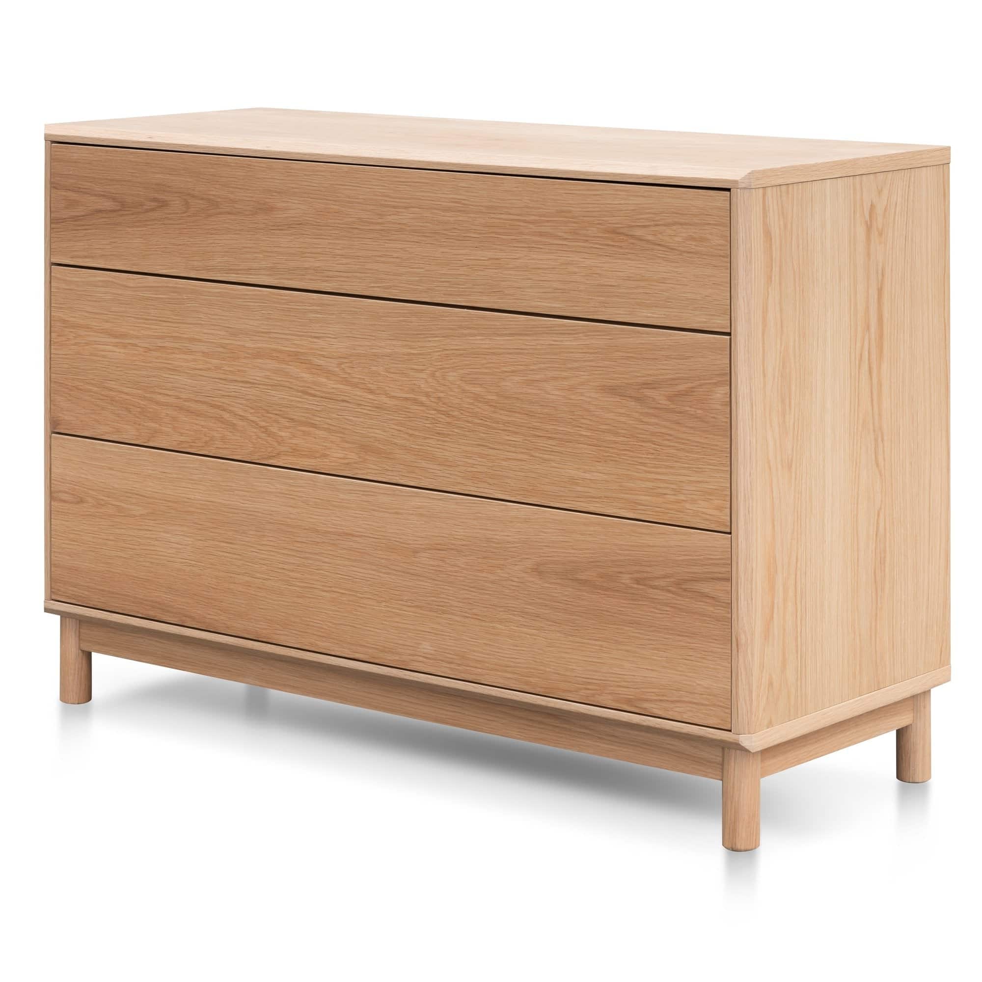 3 Drawers Dresser Unit – Natural Oak