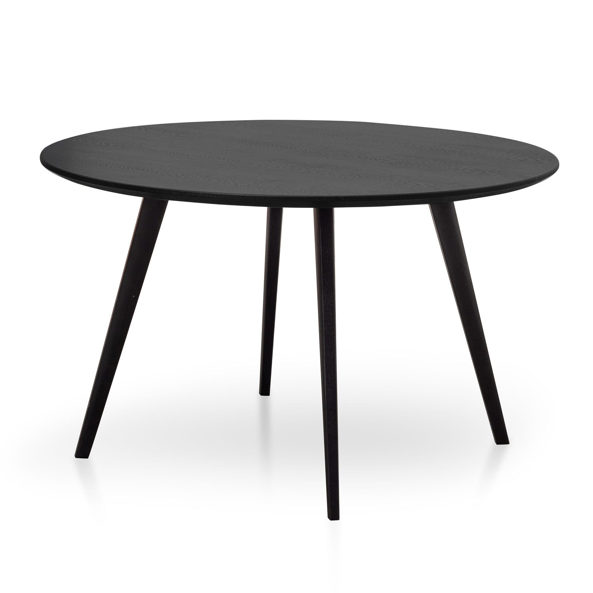 1.2m Veneer Wooden Dining Table – Full Black