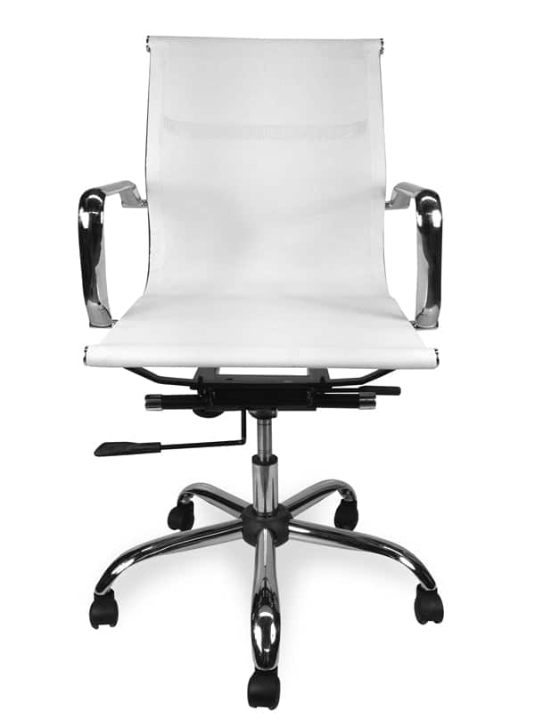 Designer Mesh Boardroom Office Chair – White