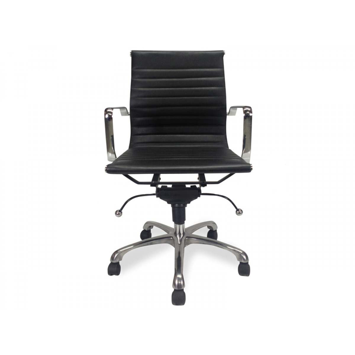 Leather Office Chair – Black