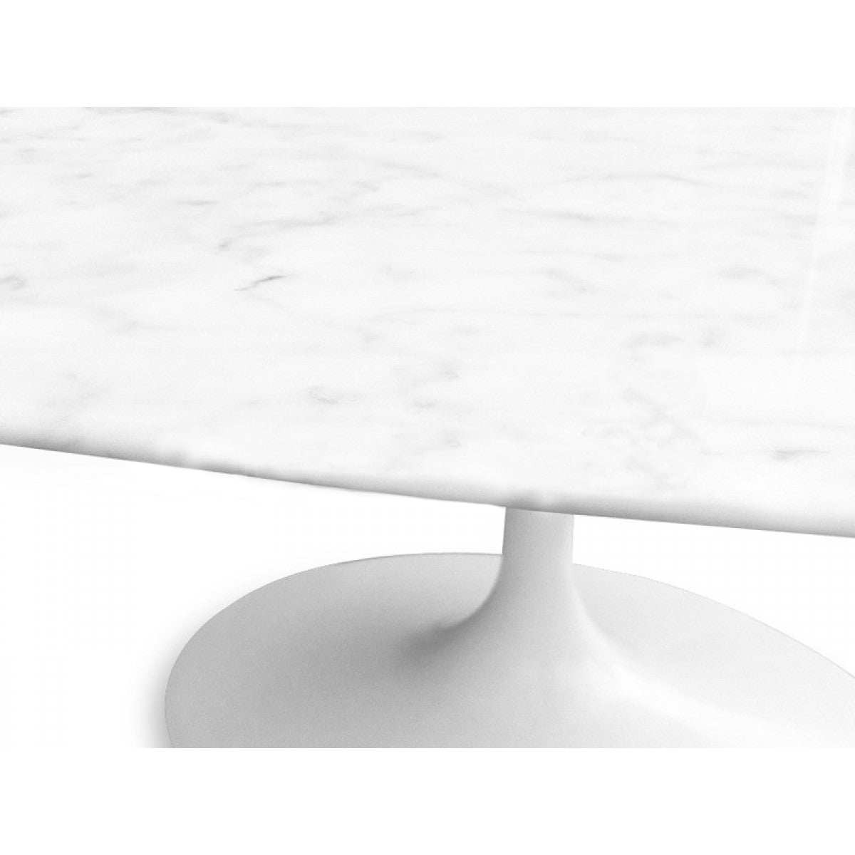 A Oval 2m Marble Dining Table — view 2