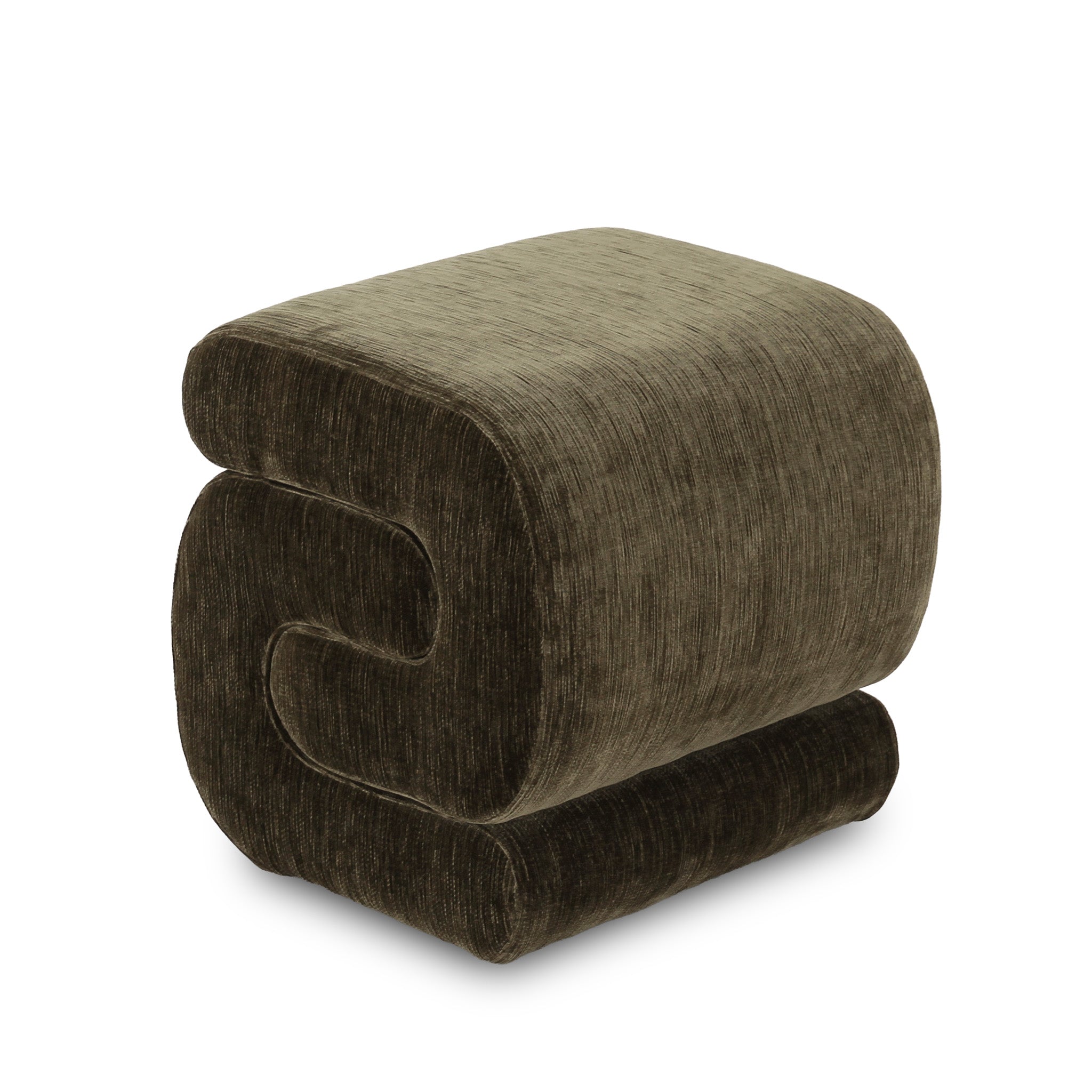 CLC12956-DI 46cm Ottoman – Blink Dark Green