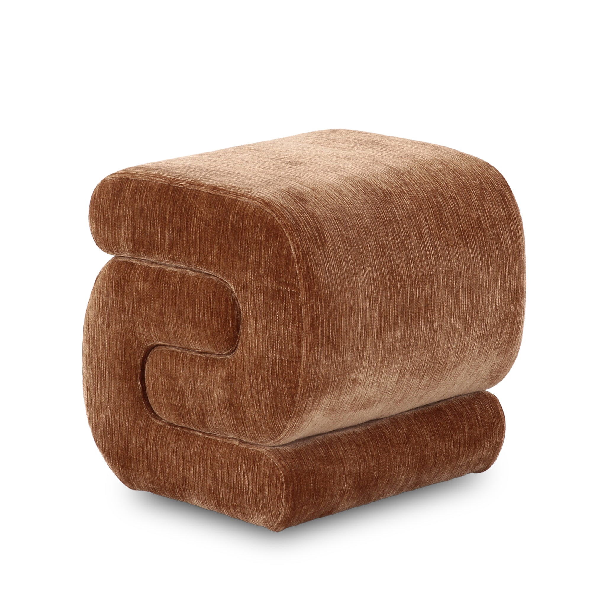 CLC12957-DI 46cm Ottoman – Blink Terracotta